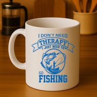 I Don't Need Therapy I Just Need To Go Fishing Mug