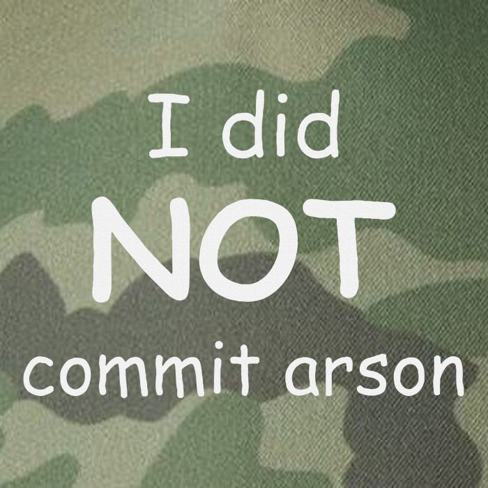 I Did Not Commit Arson Legacy Tie Dye Trucker Hat