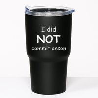 I Did Not Commit Arson Tumbler