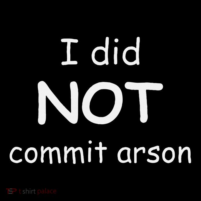 I Did Not Commit Arson Cooling Performance Long Sleeve Crew