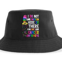 I Do Not Like Cancer Here Or There I Do Not Like Cancer Sustainable Bucket Hat