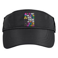 I Do Not Like Cancer Here Or There I Do Not Like Cancer Adult Drive Performance Visor