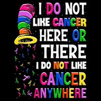 I Do Not Like Cancer Here Or There I Do Not Like Cancer Bucket Hat