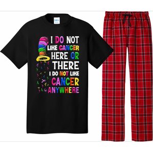 I Do Not Like Cancer Here Or There I Do Not Like Cancer Pajama Set