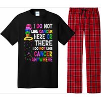 I Do Not Like Cancer Here Or There I Do Not Like Cancer Pajama Set