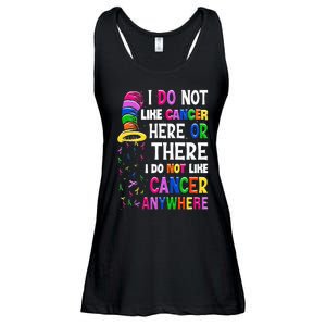 I Do Not Like Cancer Here Or There I Do Not Like Cancer Ladies Essential Flowy Tank