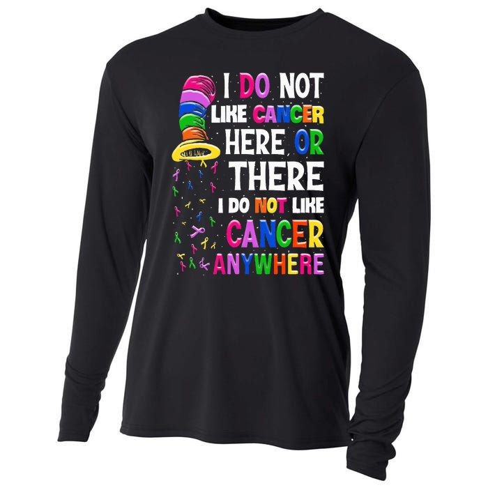 I Do Not Like Cancer Here Or There I Do Not Like Cancer Cooling Performance Long Sleeve Crew