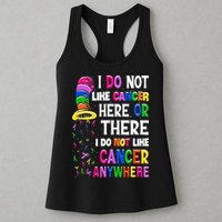 I Do Not Like Cancer Here Or There I Do Not Like Cancer Womens Tank Top