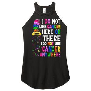 I Do Not Like Cancer Here Or There I Do Not Like Cancer Women's Perfect Tri Rocker Tank