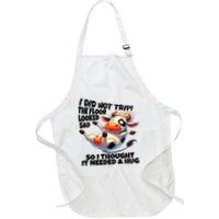 I Did Not Trip! The Floor Looked Sad Funny Cow Farming Apron