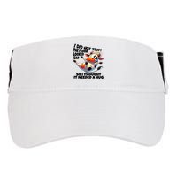 I Did Not Trip! The Floor Looked Sad Funny Cow Farming Adult Drive Performance Visor
