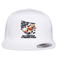 I Did Not Trip! The Floor Looked Sad Funny Cow Farming Flatbill Hat