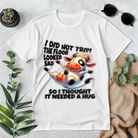 I Did Not Trip! The Floor Looked Sad Funny Cow Farming Premium T-Shirt