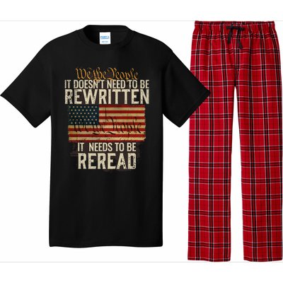 It Doesnt Need To Be Rewritten Constitution We The People Pajama Set