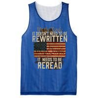 It Doesnt Need To Be Rewritten Constitution We The People Mesh Reversible Basketball Jersey Tank