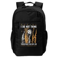 I Do Not Think Therefore I Do Not Am Japanese Possum Backpack