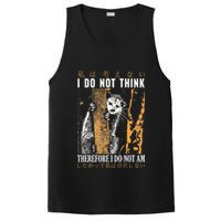 I Do Not Think Therefore I Do Not Am Japanese Possum PosiCharge Competitor Tank