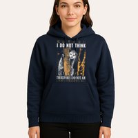 I Do Not Think Therefore I Do Not Am Japanese Possum Hoodie