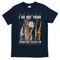 I Do Not Think Therefore I Do Not Am Japanese Possum T-Shirt