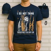 I Do Not Think Therefore I Do Not Am Japanese Possum T-Shirt