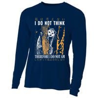 I Do Not Think Therefore I Do Not Am Japanese Possum Cooling Performance Long Sleeve Crew