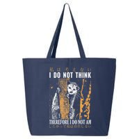 I Do Not Think Therefore I Do Not Am Japanese Possum 25L Jumbo Tote