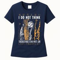 I Do Not Think Therefore I Do Not Am Japanese Possum Womens T-Shirt