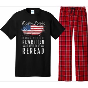 It Doesnt Need To Be Rewritten It Needs To Be Reread Pajama Set