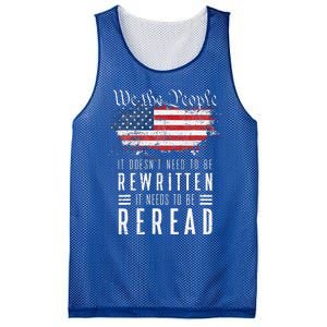 It Doesnt Need To Be Rewritten It Needs To Be Reread Mesh Reversible Basketball Jersey Tank