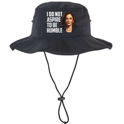 I Do Not Aspire To Be Humble Saying Quote Kamala Harris Legacy Cool Fit Booney Bucket Hat