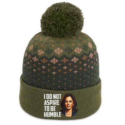 I Do Not Aspire To Be Humble Saying Quote Kamala Harris The Baniff Cuffed Pom Beanie