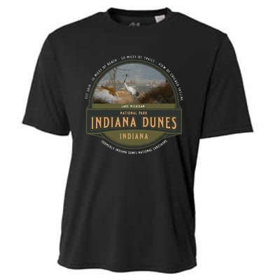 Indiana Dunes National Park Lake Michigan Beach Trails Cooling Performance Crew T-Shirt