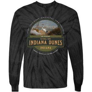 Indiana Dunes National Park Lake Michigan Beach Trails Tie-Dye Long Sleeve Shirt