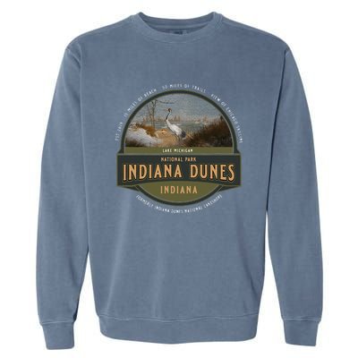 Indiana Dunes National Park Lake Michigan Beach Trails Garment-Dyed Sweatshirt