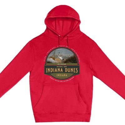 Indiana Dunes National Park Lake Michigan Beach Trails Premium Pullover Hoodie