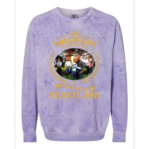 I Don’t Need Therapy I Just Need To Watch Heartland Colorblast Crewneck Sweatshirt