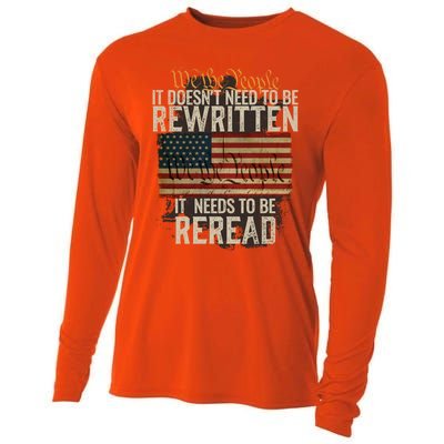 It DoesnT Need To Be Rewritten Constitution We The People Meaningful Gift Cooling Performance Long Sleeve Crew