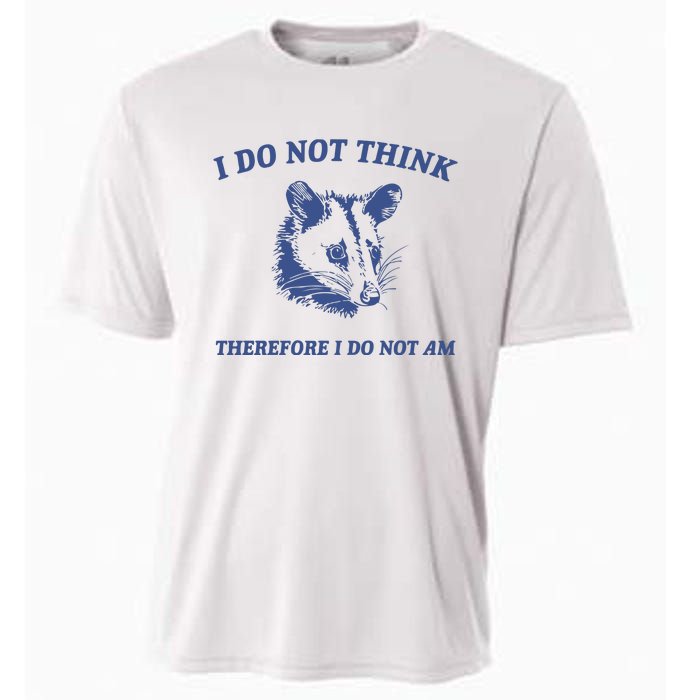 I Do Not Think Possum Weird Meme Funny Possum Cooling Performance Crew T-Shirt