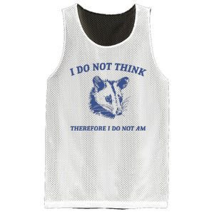 I Do Not Think Possum Weird Meme Funny Possum Mesh Reversible Basketball Jersey Tank