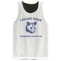 I Do Not Think Possum Weird Meme Funny Possum Mesh Reversible Basketball Jersey Tank