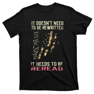 It Doesnt Need To Be Rewritten We The People T-Shirt