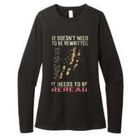 It Doesnt Need To Be Rewritten We The People Womens CVC Long Sleeve Shirt