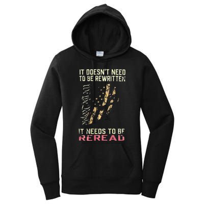 It Doesnt Need To Be Rewritten We The People Women's Pullover Hoodie