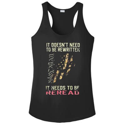 It Doesnt Need To Be Rewritten We The People Ladies PosiCharge Competitor Racerback Tank