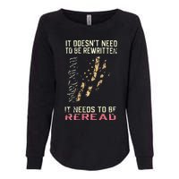 It Doesnt Need To Be Rewritten We The People Womens California Wash Sweatshirt