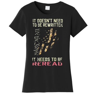 It Doesnt Need To Be Rewritten We The People Women's T-Shirt