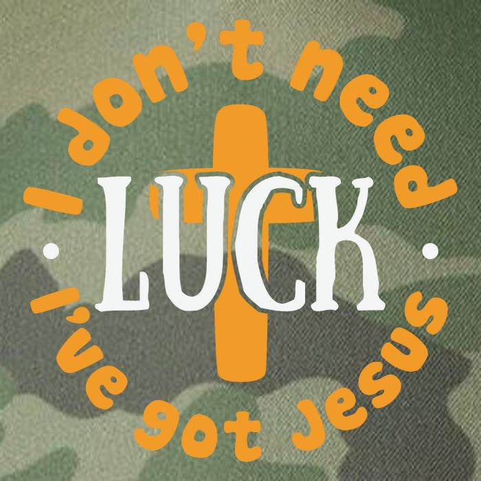 I Dont Need Luck Ive Got Jesus Funny St Patricks Day Legacy Tie Dye Trucker Hat