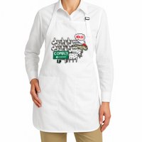 I Do Not Comply Full-Length Apron With Pockets