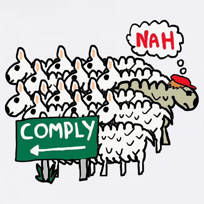 I Do Not Comply Full-Length Apron With Pockets