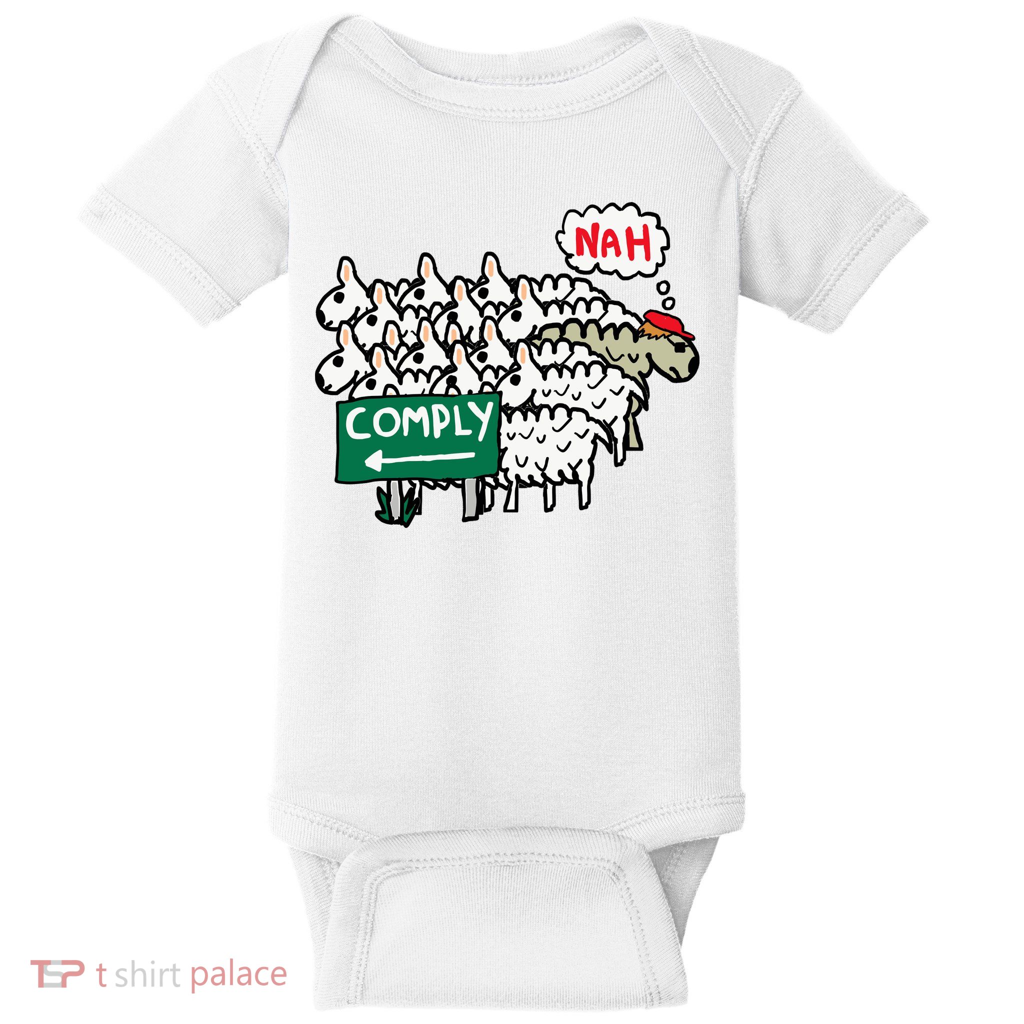 I Do Not Comply Baby Bodysuit